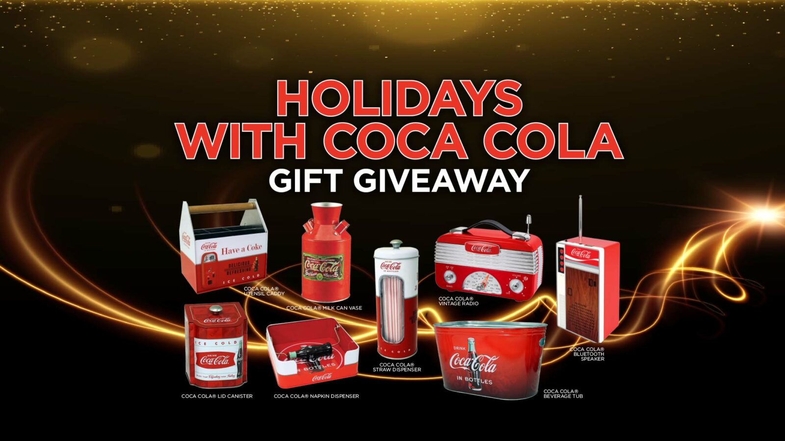 Holidays with Coca Cola Gift Giveaway