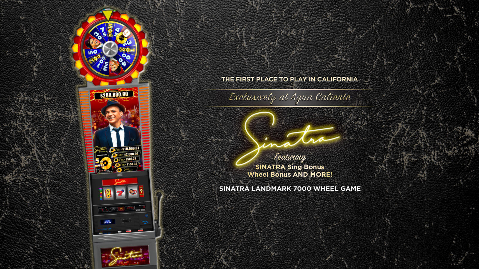 Sinatra® Landmark 7000 Wheel Game
