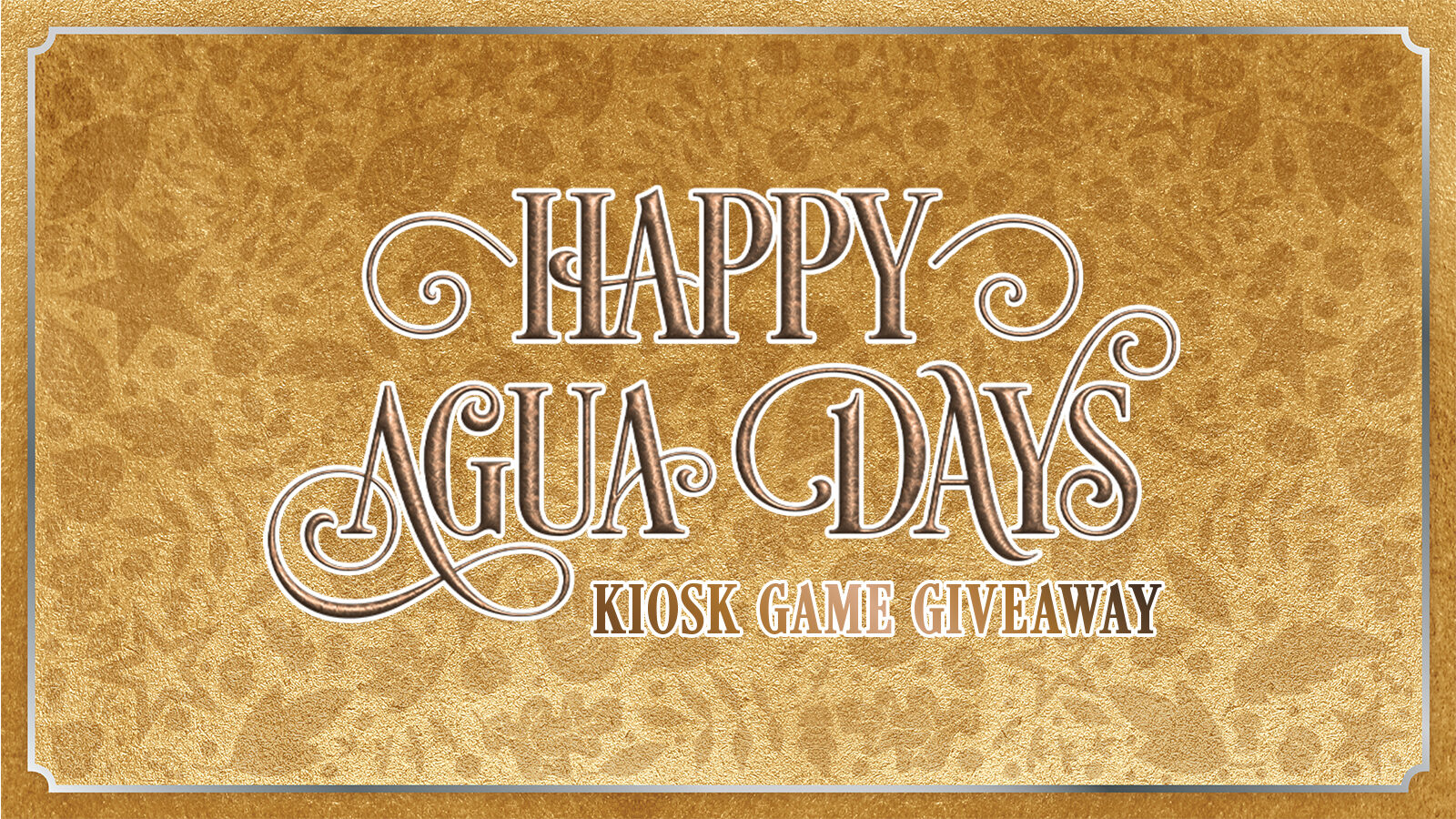 Happy Agua Days!