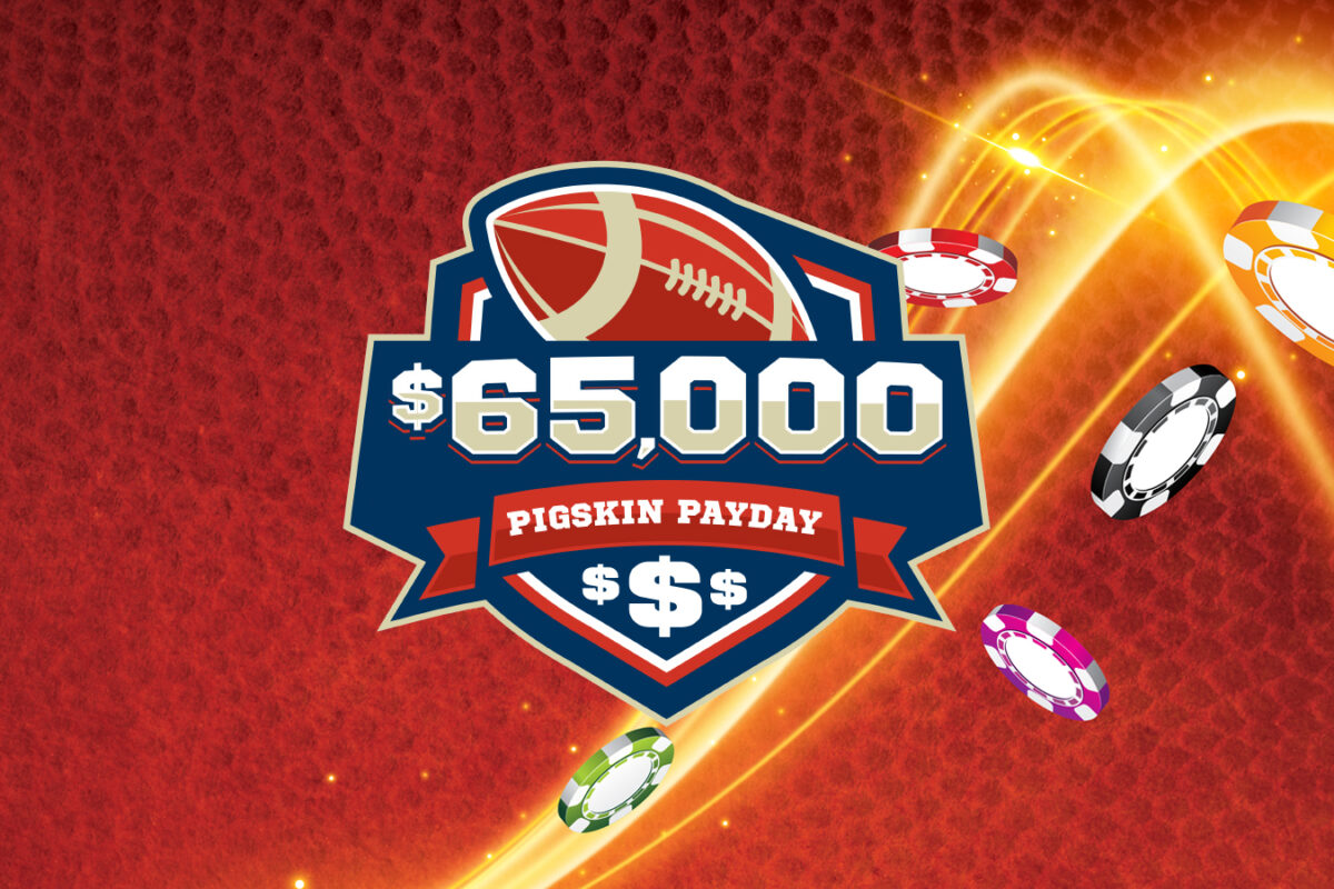 $65K Pigskin Payday Table Games Hot Seats