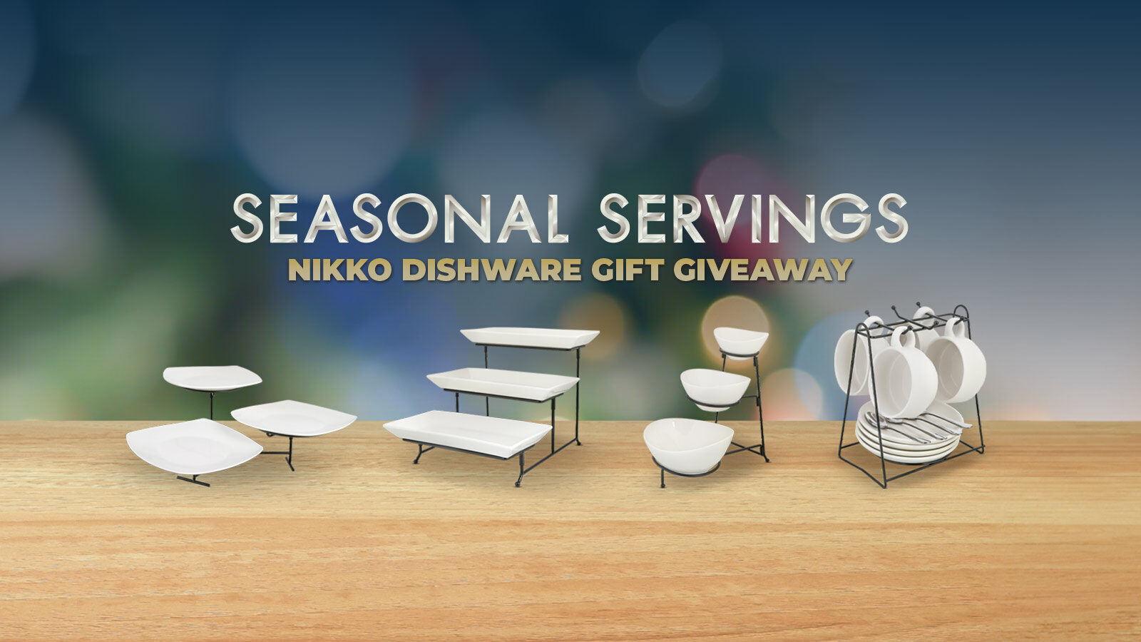 Seasonal Servings – NIKKO Dishware Gift Giveaway
