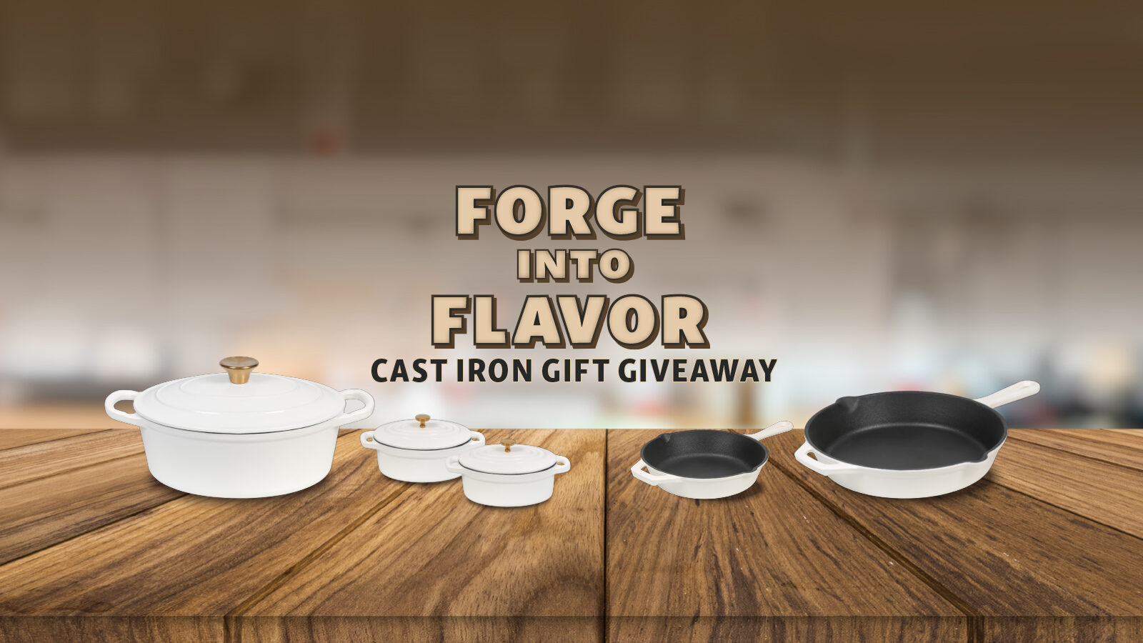 Forge into Flavor Cast Iron Gift Giveaway