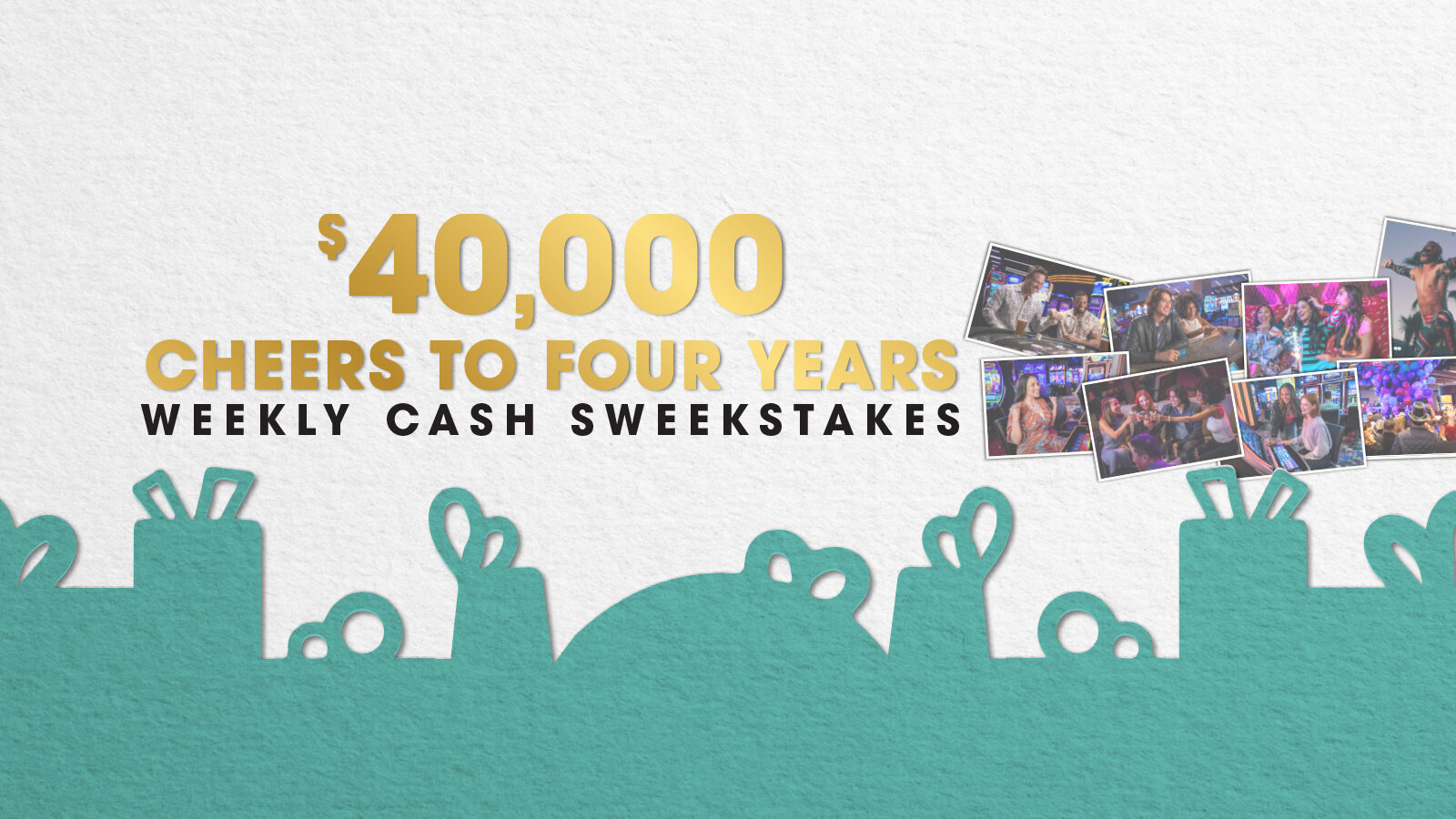 $40,000 Cheers to Four Years Weekly Cash Sweepstakes