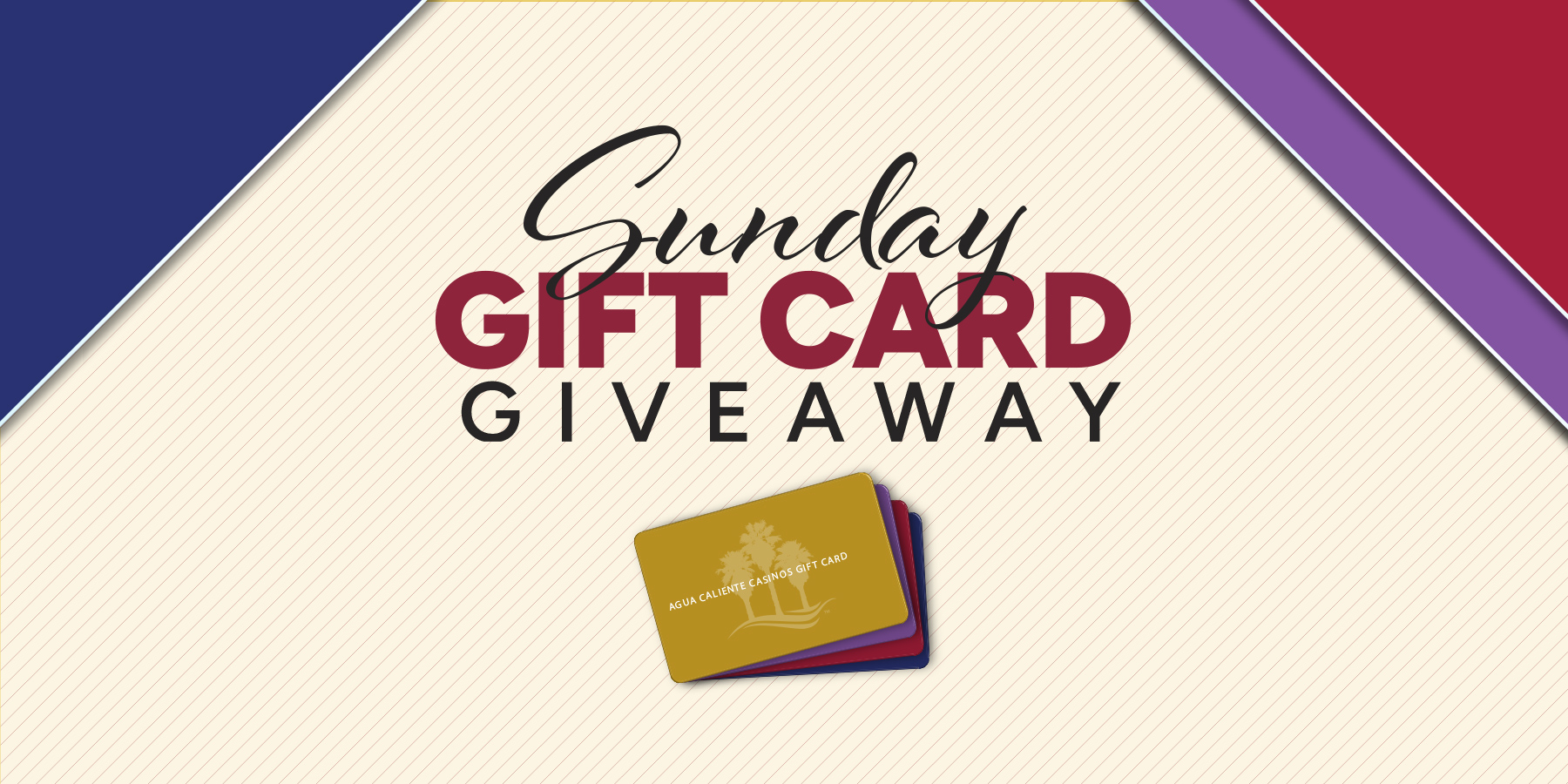 Sunday Gift Card Giveaway!