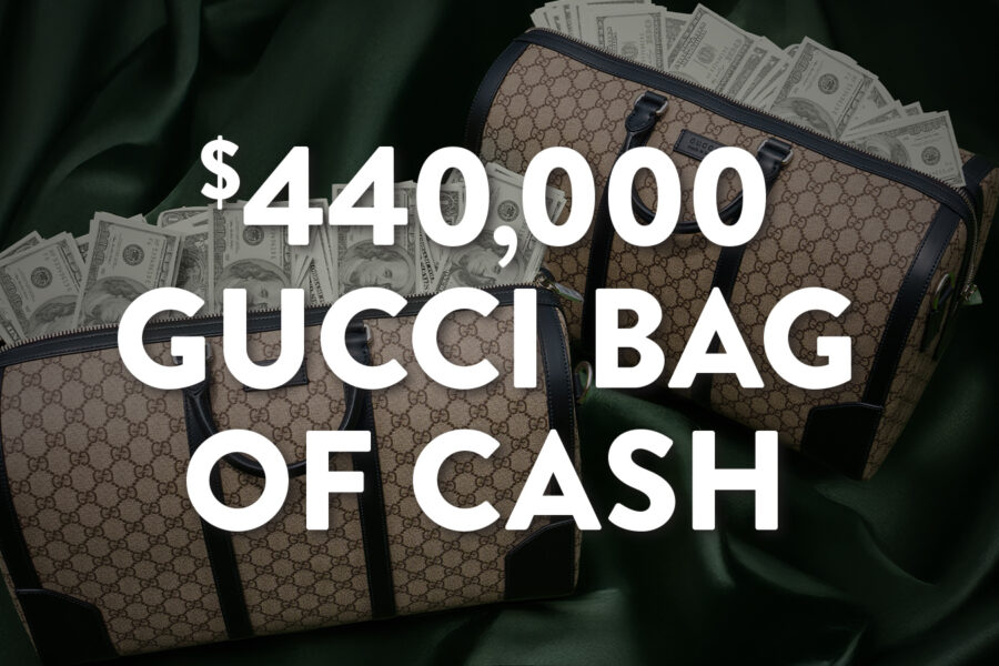 Gucci Bag of Cash