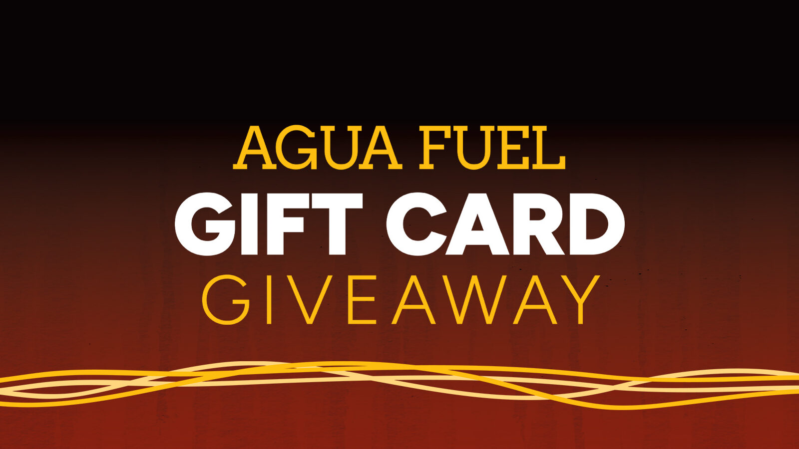 Agua Fuel Gift Card Giveaway