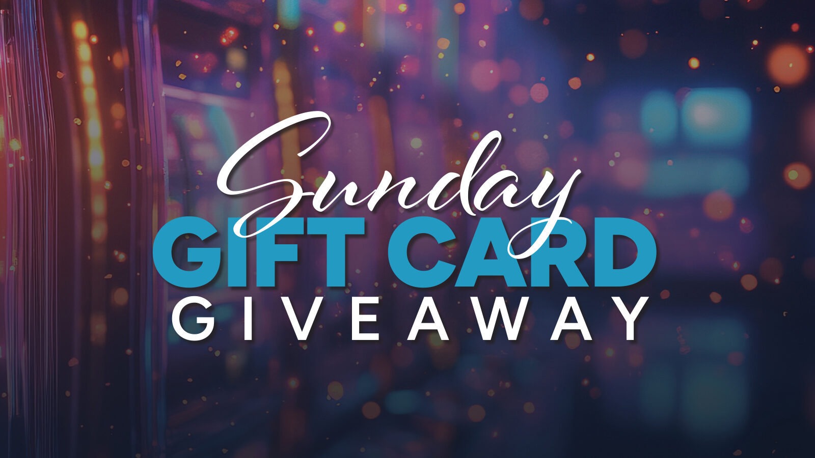September Sunday Gift Card Giveaway