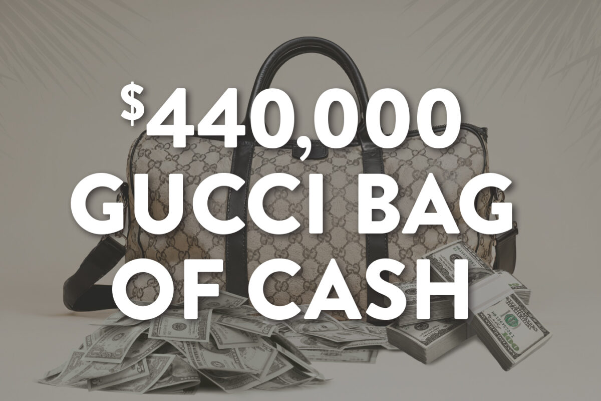 Gucci Bag of Cash