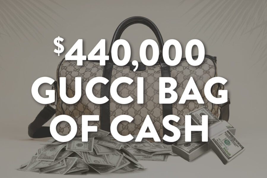 Gucci Bag of Cash