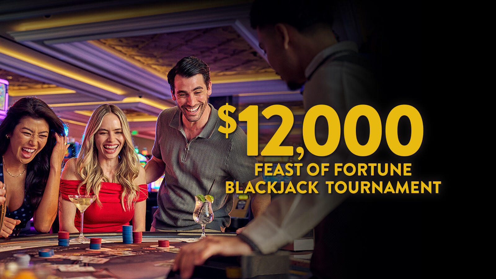 $12,000 Feast of Fortune Blackjack Tournament