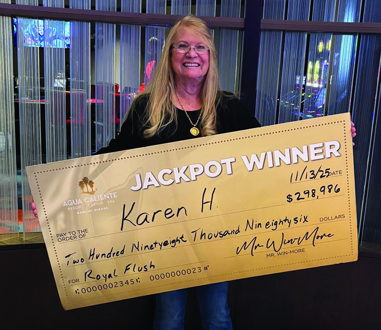 Agua Caliente Rancho Mirage $298,986 Jackpot Winner