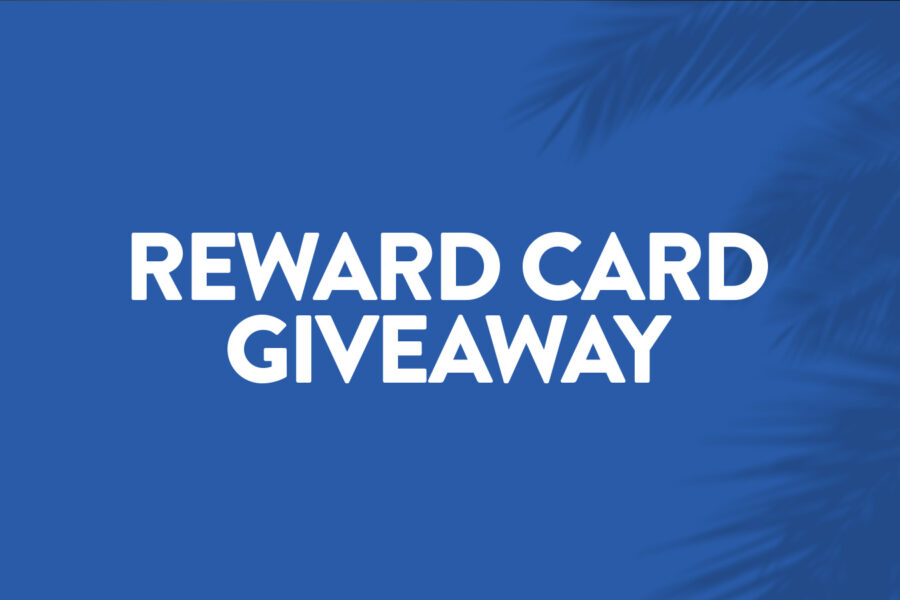 January Reward Card Giveaway